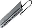 Powerology 11in1 Multi-Display USB-C Hub & Laptop Stand