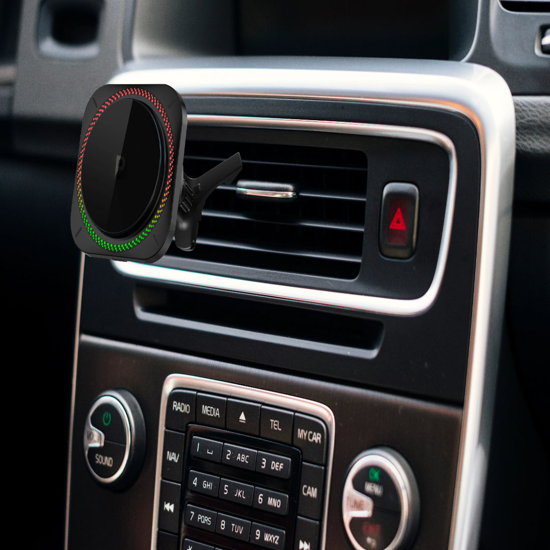 Magsafe Fast Charger - Powerology 20W Car Wireless Charger with Semiconductor Cooling