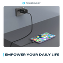 Powerology Ultra-Quick 35W GaN Charger EU - Fast Charging Black