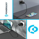 Powerology Ultra-Quick GaN Charger UK - 35W Fast Charging Black