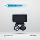 Powerology Dual Lens 4K Dash Camera with Night Vision Black