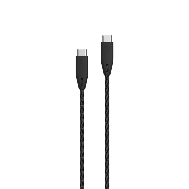 Powerology Braided USB-C to USB-C Cable (2m/6.6ft)