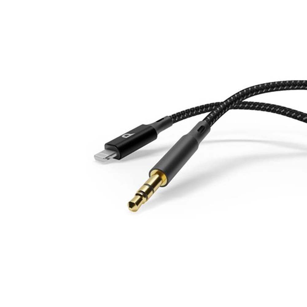 Braided Aux Lightning Cable – Durable MFi Certified Aluminum Shell Audio Cord 1.2m