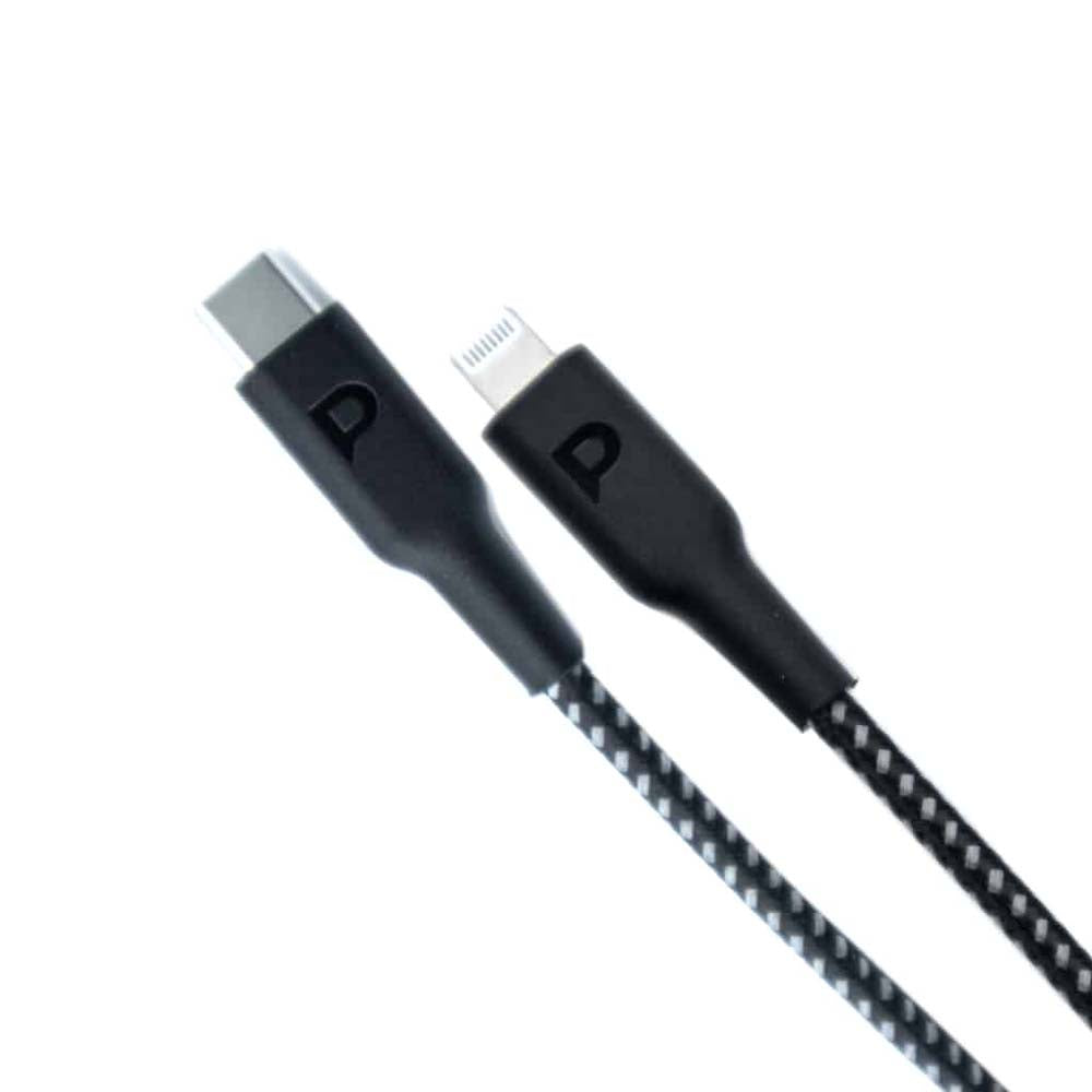 Braided USB-C Lightning Cable - Fast Charging & Data Transfer 30cm MFI Certified
