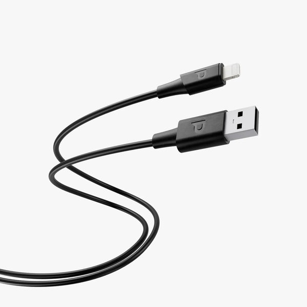 Powerology Power Sync Flex USB-A to Lightning Cable 2M Black