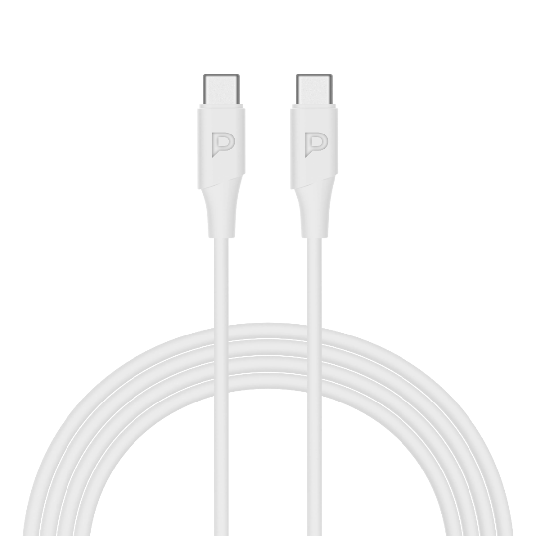 USB-C Charging Cable - Powerology Power Sync Flex 1.2M Braided Nylon 60W PD