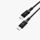 Powerology Power Sync Weave USB-C PD 60W 1.2M Cable Black