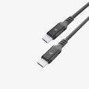 Powerology Power Sync Weave USB-C PD 60W 1.2M Cable Gray