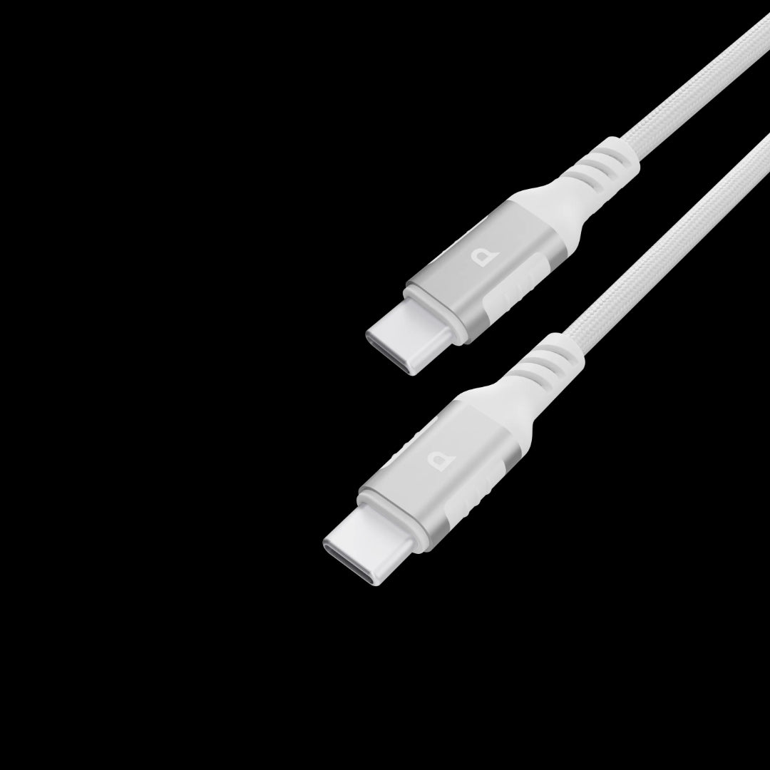 USB-C PD 60W Cable – Powerology Braided Nylon Fast Charging Cord 1.2M