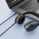 Powerology Power Sync Weave USB-C to 3.5mm Audio Cable Gray