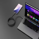 Powerology Malinka Weave Magnetic USB-C Cable 1.2M PD 60W Gray