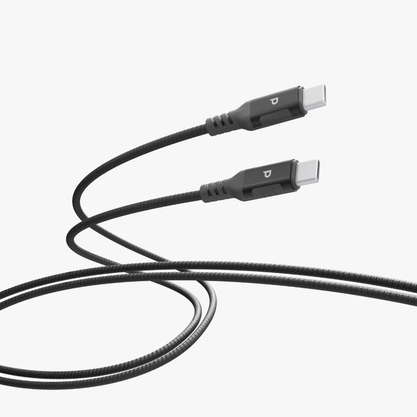 Powerology Power Sync Weave USB-C to USB-C 3M Cable PD 100W Gray