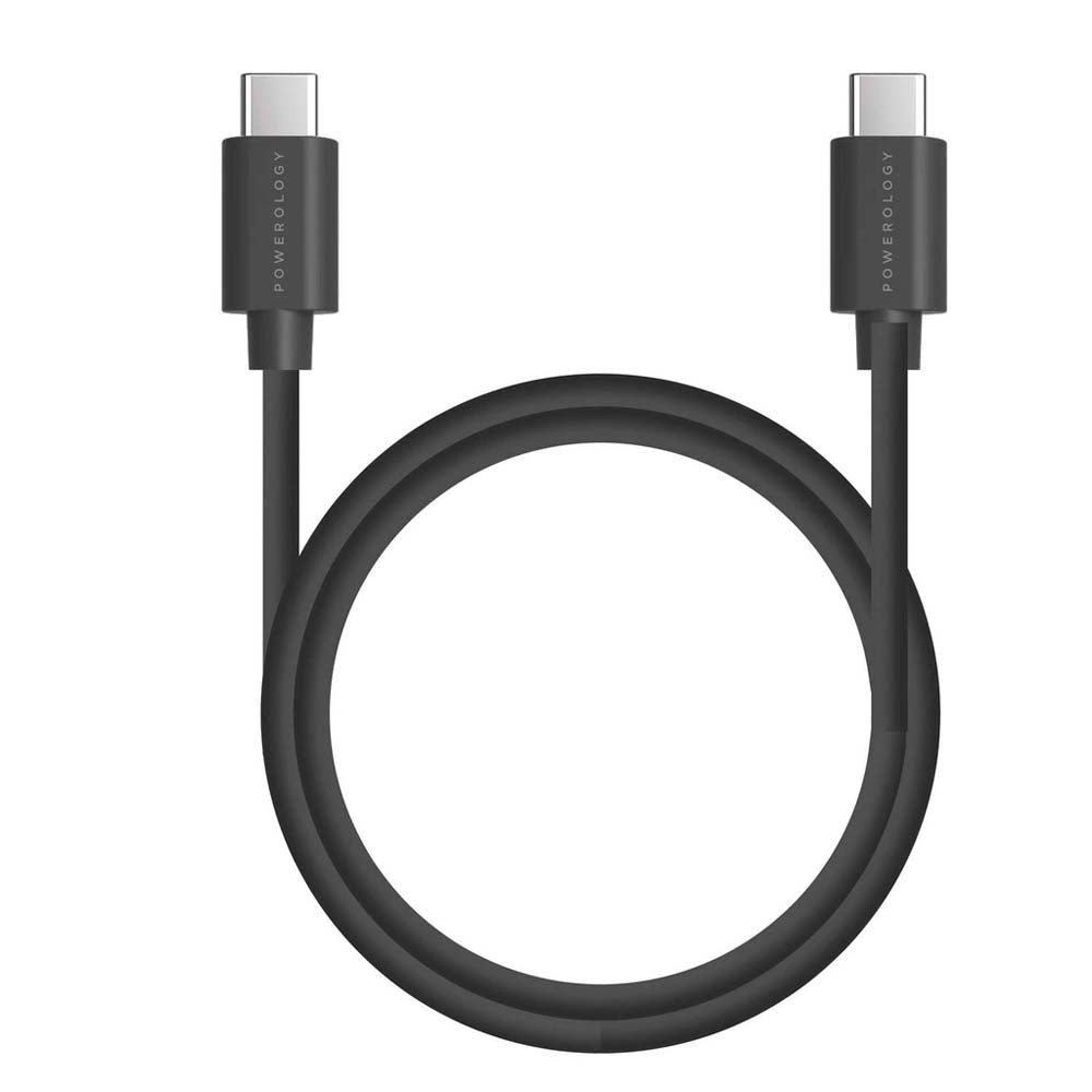 Type-C Fast Charge Cable - Powerology USB-C to USB-C 100W Durable PVC 2m