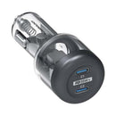 Car Charger Powerology Ultra-Quick 35W Dual USB-C Fast Charging Adapter