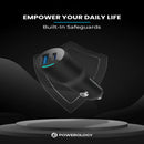 Powerology Dual Port Car Charger - Fast Charging 53W Black