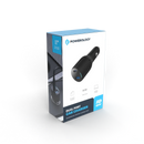 Powerology Dual Port Car Charger - 83W Fast Charging Black