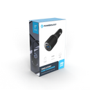 Powerology Triple Ports Car Charger - 85W Fast Charging Black