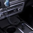 Powerology Triple Ports Car Charger with Type-C Cable Black