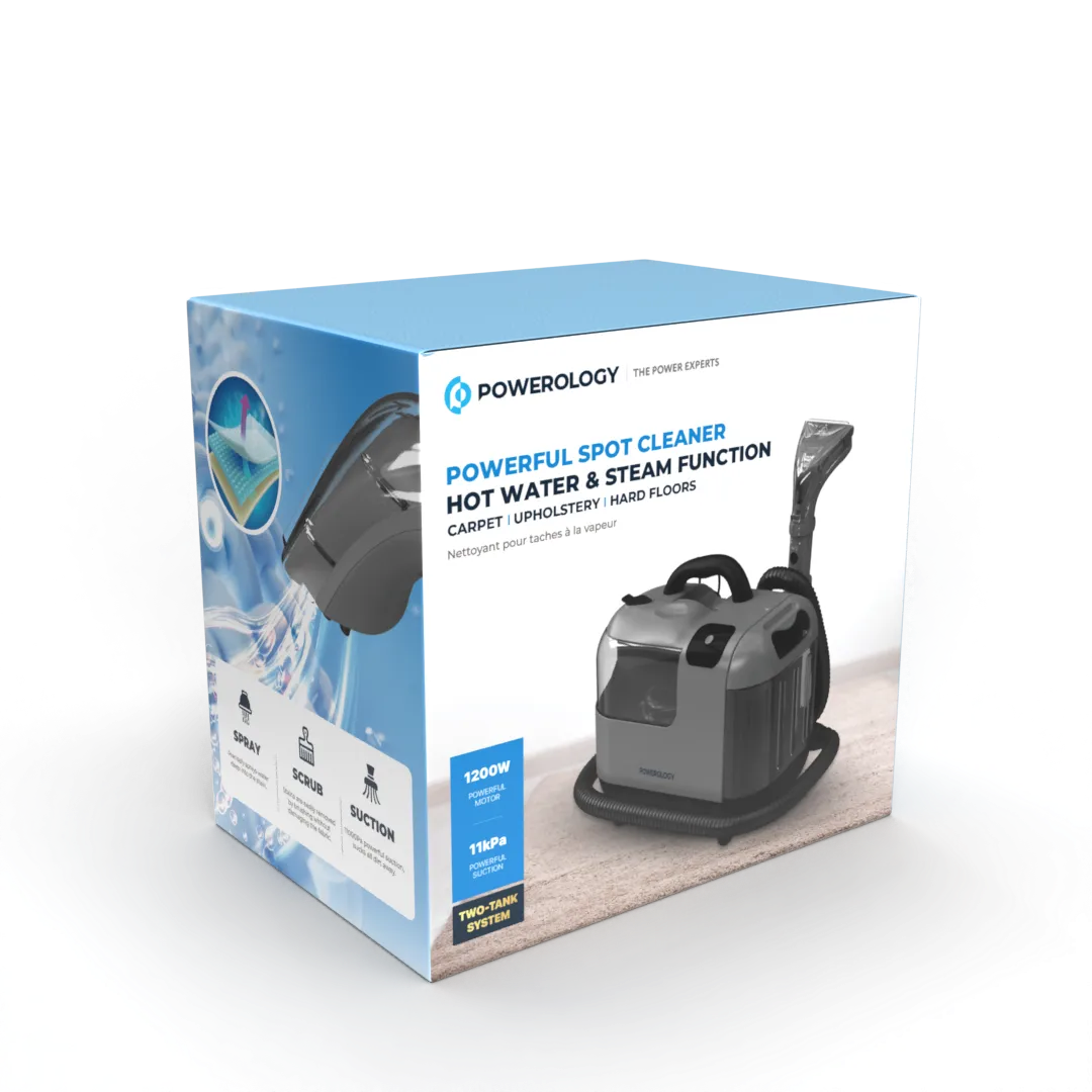 Spot Stain Cleaner - Powerology Multi Purpose Steam Cleaner With Dual Tank System