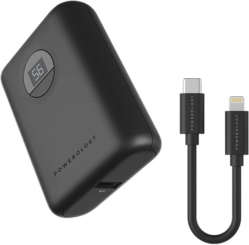 Ultra-Compact Power Bank - 10000mAh Portable Fast Charging Battery Pack with USB-C PD