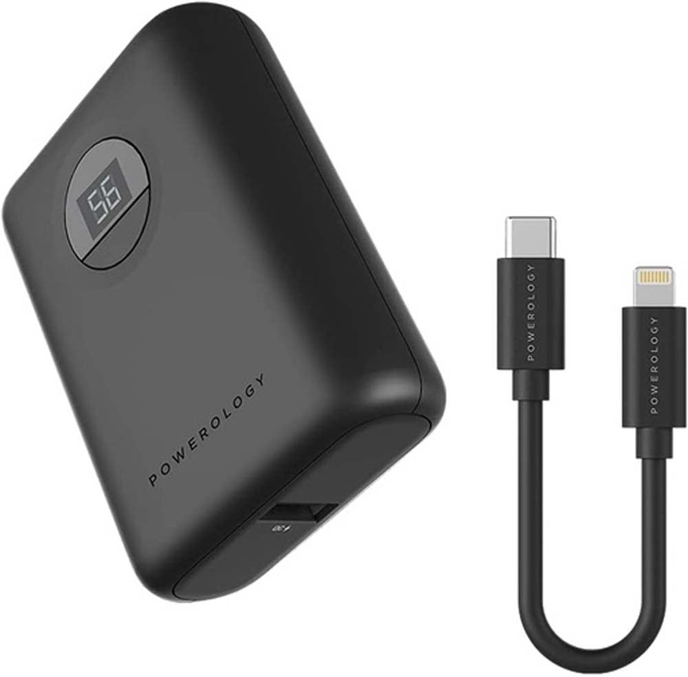 Ultra-Compact Power Bank - 10000mAh Portable Fast Charging Battery Pack with USB-C PD