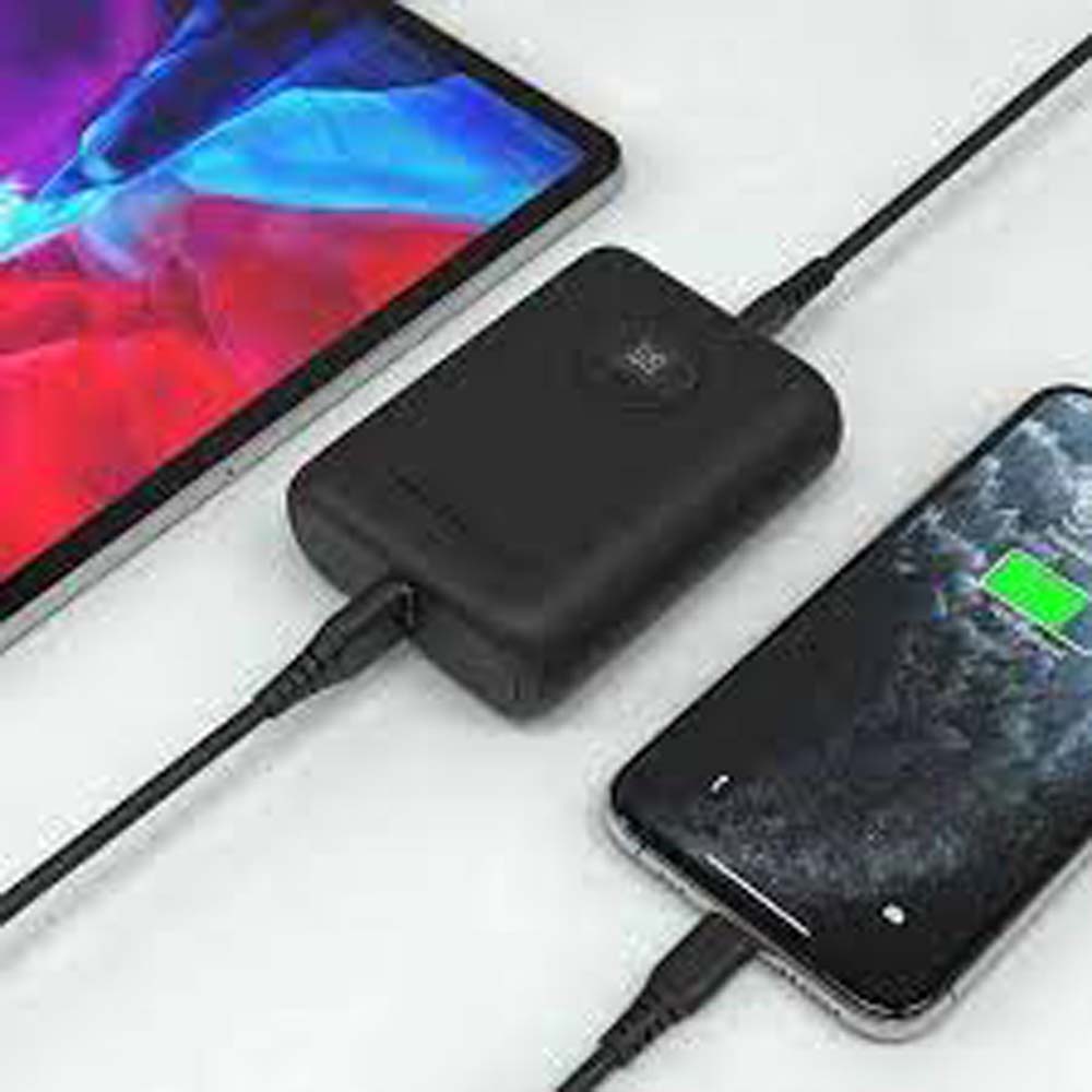 Ultra-Compact Power Bank - 10000mAh Portable Fast Charging Battery Pack with USB-C PD