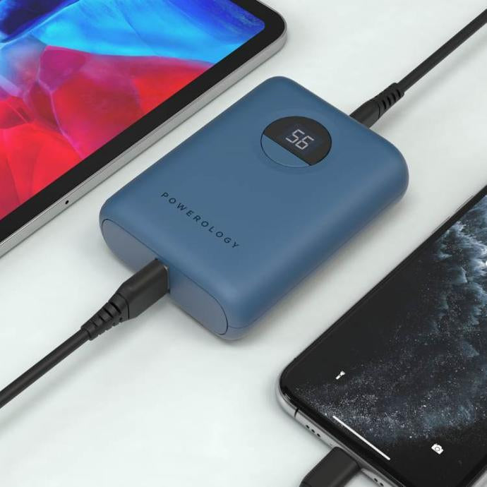 Ultra-Compact Power Bank - 10000mAh Portable Fast Charging Battery Pack with USB-C PD