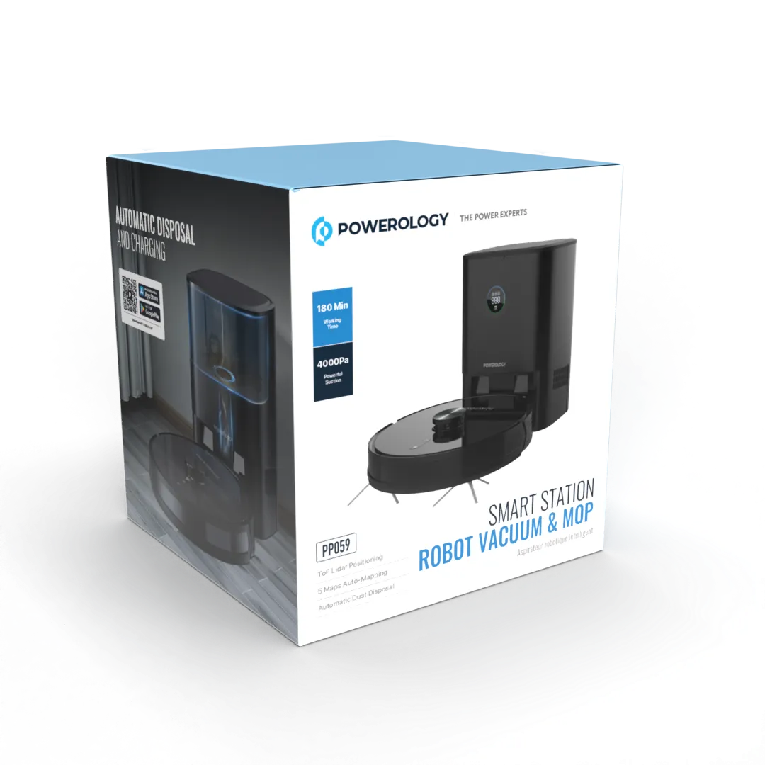 Robot Vacuum Mop - Smart Robot Vacuum Cleaner With 4000Pa Suction Power & Lidar