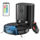 Smart Station Robot Vacuum & Mop - 4000Pa Suction Power Black
