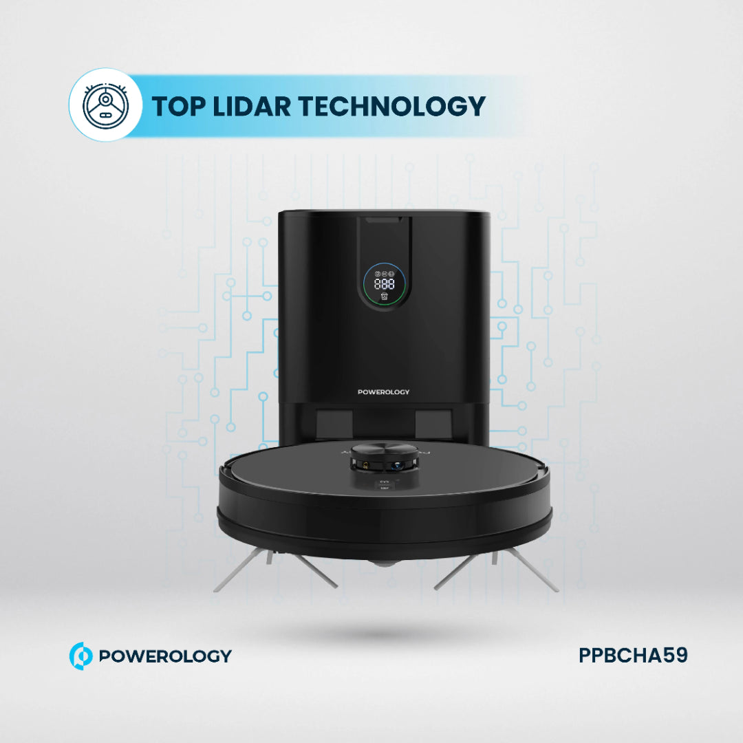 Robot Vacuum Mop - Smart Robot Vacuum Cleaner With 4000Pa Suction Power & Lidar