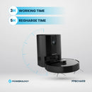 Smart Station Robot Vacuum & Mop - 4000Pa Suction Power Black