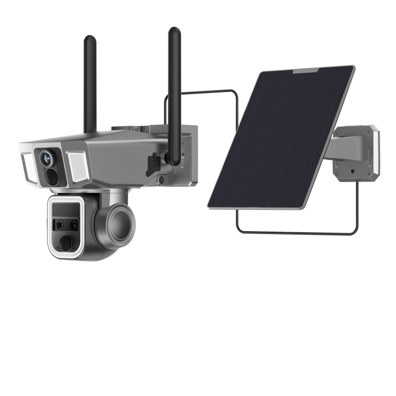 Powerology 4G/WIFI 10x Zoom 360° Versatile Camera Black