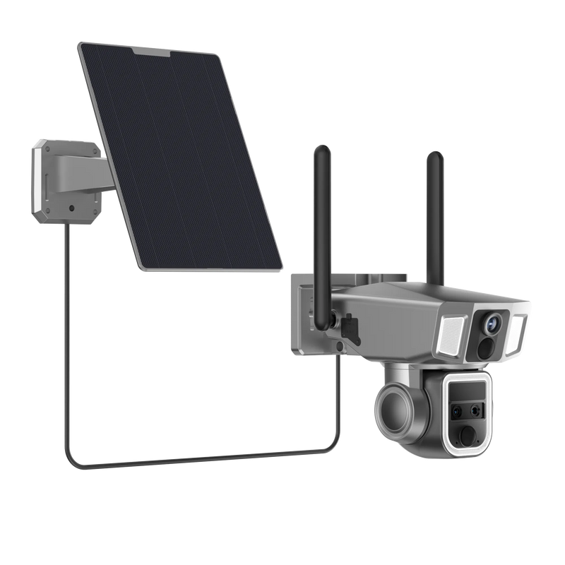 Powerology 4G/WIFI 10x Zoom 360° Versatile Camera Black