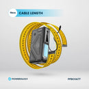 Powerology 27000mAh Solar Wireless Power Bank Black