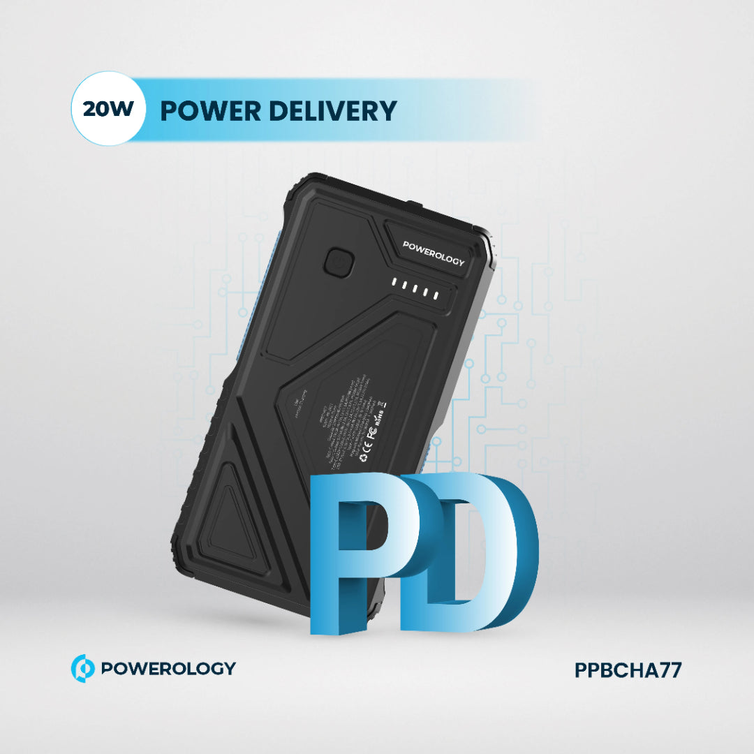 Solar Wireless Power Bank - 27000mAh Portable Charger with Fast Charging & Solar Panel