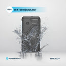 Powerology 27000mAh Solar Wireless Power Bank Black