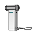 Powerology Turbo Jet Fan & Vacuum - 4 Speed, 4000mAh Silver