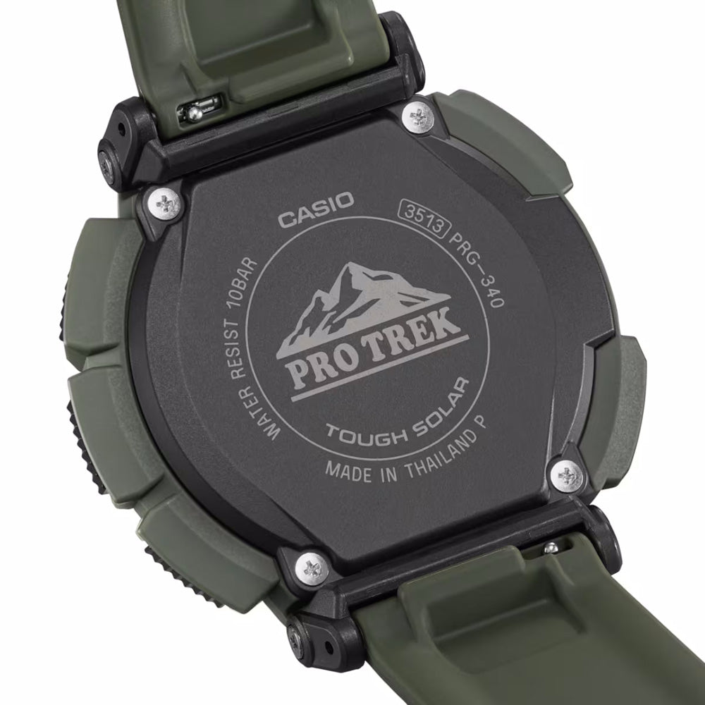 Casio Protrek Watch - Solar Powered Outdoor Sports Watch with Digital Compass