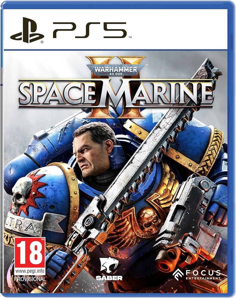 Warhammer Space Marine PS5 Game - 3 Player Co-Op PvE & 6v6 PvP Action