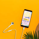 Powerology Mono Earphone with Lightning Connector - HD Sound White