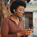 Powerology Mono Earphone with Lightning Connector - HD Sound White