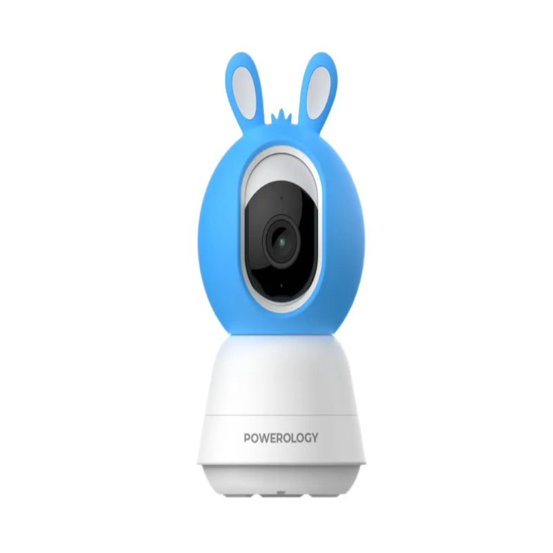 Powerology Smart Baby Monitor & App - 1080p, Night Vision Blue & Pink