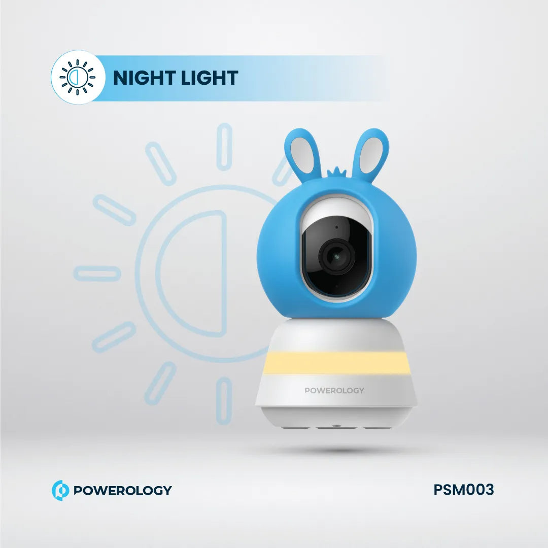 Smart Baby Monitor With AI Tracking - 1080p HD Camera, Night Vision & Two-Way Audio