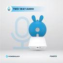 Powerology Smart Baby Monitor & App - 1080p, Night Vision Blue & Pink