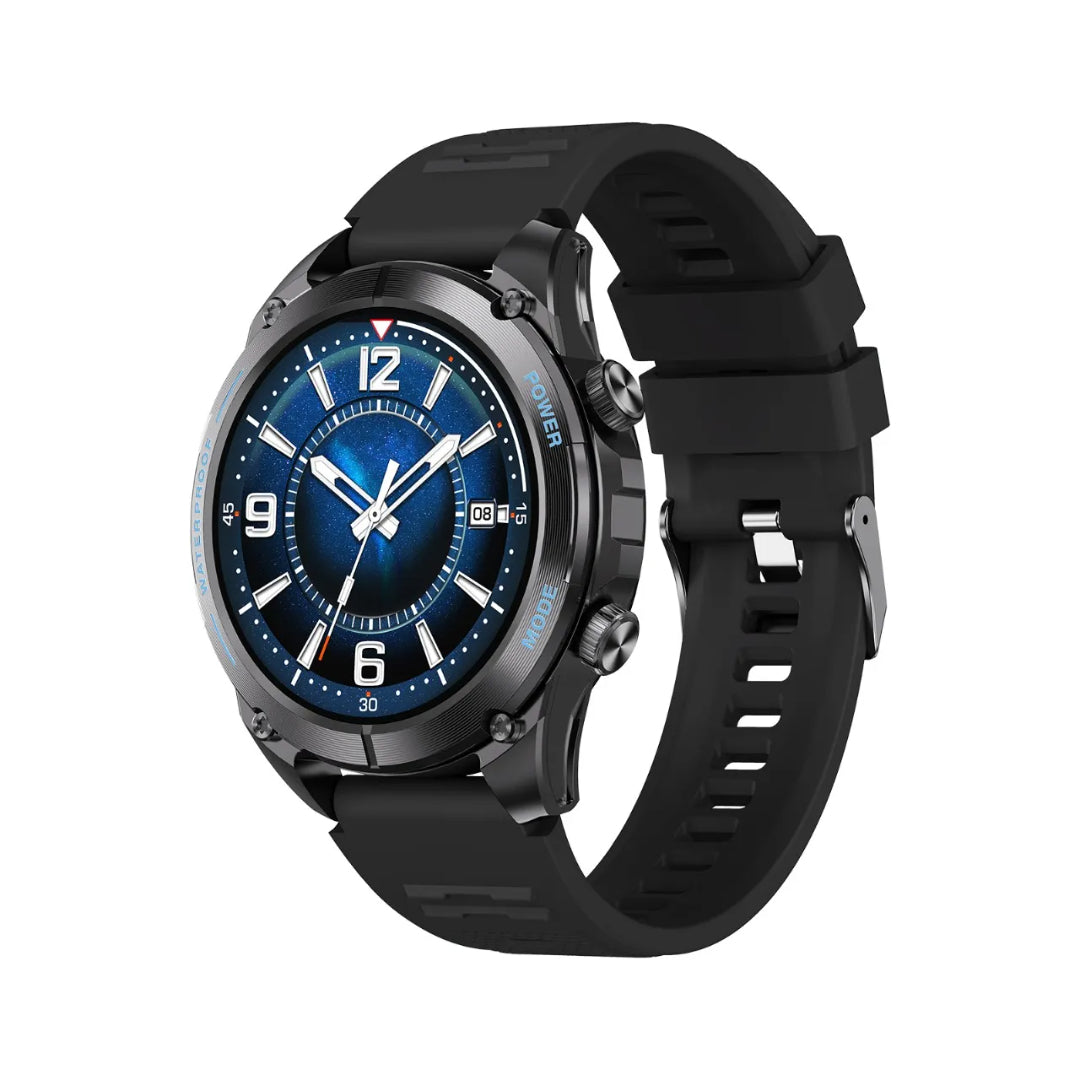 Rugged GPS Smartwatch - Powerology Titan Sports Watch With Compass, 3ATM Waterproof