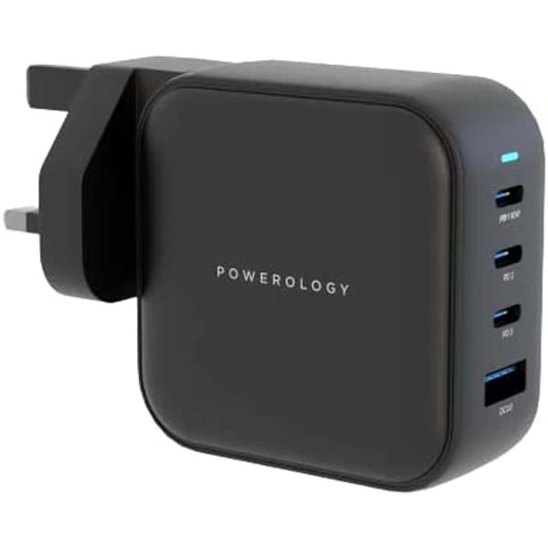 Powerology 100W Triple  PD + 1 QC3.0 World Travel Kit