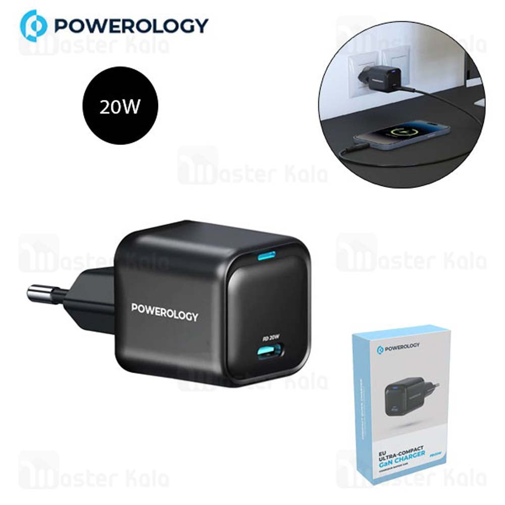 20W Gan PD Charger - USB-C Fast Charger | Compact EU Power Adapter