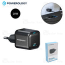 Powerology Ultra-Compact 20W Gan PD Charger EU