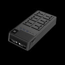 Powerology 2500W 6 AC Power Strip with Retractable Cables Black