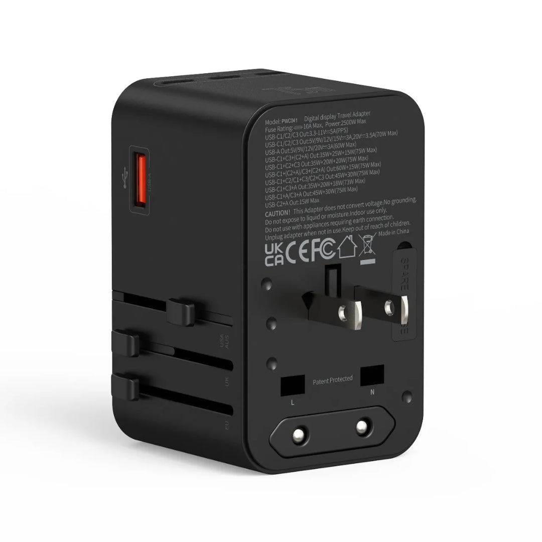 GaN 75W Charger - Universal Fast Charger With Power Delivery & USB-C Ports